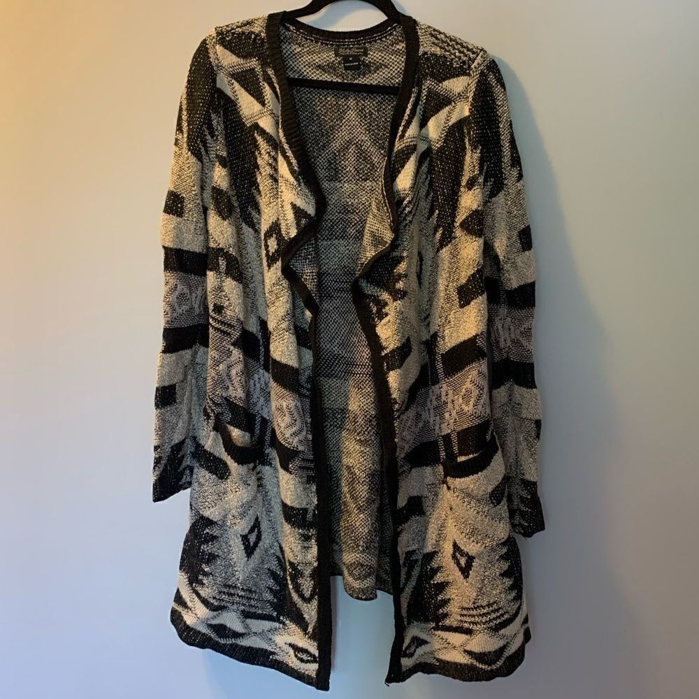 Lucky Navajo Open Cardigan with Pockets. Size M
